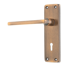 M8F10 - 2 Lever Lockset Burchelli 6" -M8F10_OLA_T